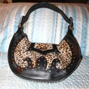 ⭐️CLEARANCE SALE⭐️ Animal Print Blink Studded Purse